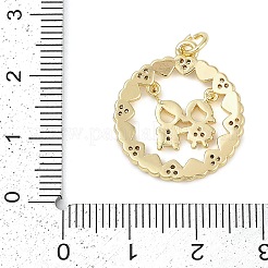 Стойки обшивки латунь микро проложить Циркон подвеску&nbsp;KK-H509-33G