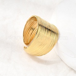 5 bague manchette ouverte en acier inoxydable 304 pour femme&nbsp;RJEW-K313-08G
