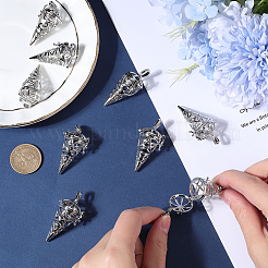 10 шт. подвески с полыми латунными конусами KK-SC0004-37