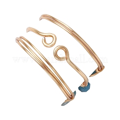 3 anello con perline di apatite naturale&nbsp;RJEW-JR00855-01