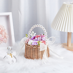 6 Stück Blumenkorb aus Kunststoff mit Henkel&nbsp;DIY-WA0001-21