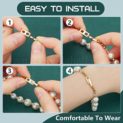 Латунь ремень часов застежками DIY-BC0013-45