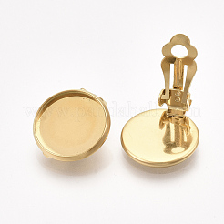 201 clip per orecchini in acciaio inossidabile&nbsp;STAS-T045-34D-G
