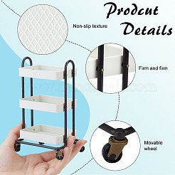 Mini-Modell eines kleinen Plastikwagens&nbsp;DIY-WH0671-321B