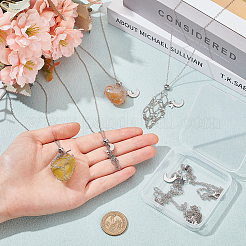 Ожерелье с держателем в виде кристаллической клетки&nbsp;NJEW-AB00035