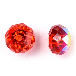 Прозрачные стеклянные граненые бусины GLAA-E047-01B