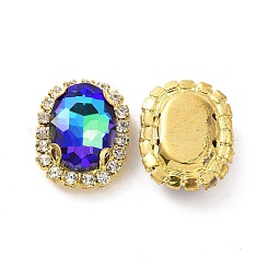 Овал пришиваем стразами&nbsp;DIY-E062-05G-B03