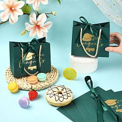 Geschenktüten aus Papier mit Goldprägung auf Absolventenhüten&nbsp;CARB-FZC0001-01C