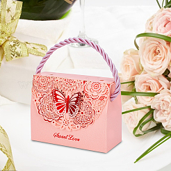 50 упаковка полых подарочных коробок для конфет с цветочным рисунком&nbsp;ABAG-TW0001-02