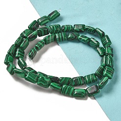 Chapelets de perles en malachite synthétique&nbsp;G-G085-A07-01