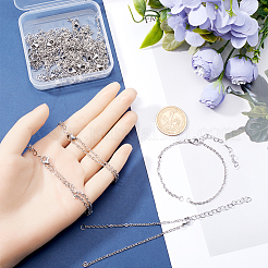 Изготовление браслета-цепочки из нержавеющей стали 304 AJEW-SP0001-01