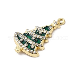Эмали сплава с стразами подвески FIND-H055-16G-02