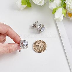 Boutons de manchette en laiton&nbsp;FIND-WH0111-880