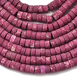 Окрашенные синтетические нити из имперской яшмы&nbsp;G-Z089-A03-E