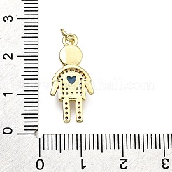 Латунные микро проложить кубического циркония подвески&nbsp;KK-Z100-19G-01