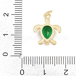 Pendentifs avec zircon cubiques à micro-pavés en laiton&nbsp;LS-KK-D258-41G-03