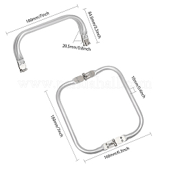 Каркасы сумок из алюминиевых трубок&nbsp;DIY-WH0304-711A