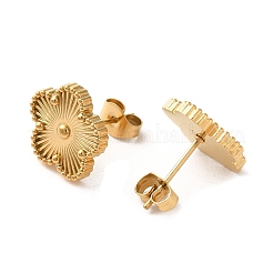 Серьги-гвоздики из нержавеющей стали 304 с ионным покрытием (IP)&nbsp;EJEW-H129-02G