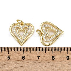Messing micro pave klare zirkonia anhänger&nbsp;ZIRC-I367-14G-10