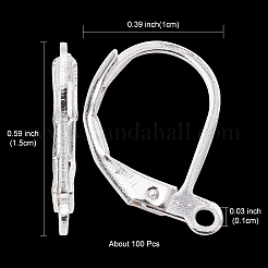 Латунная фурнитура Leverback для серег KK-YW0002-05