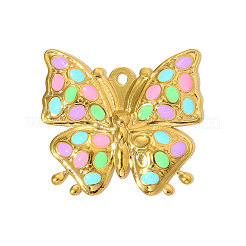 Подвески из нержавеющей стали 304 с эмалью&nbsp;STAS-OY005-33G