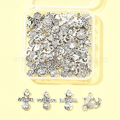 60шт 4 стиля подвески из цинкового сплава в тибетском стиле&nbsp;TIBEP-FS0001-35