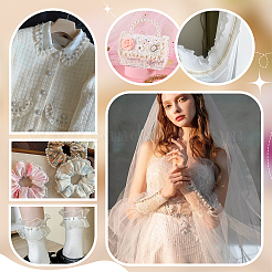 4 ярд полиэстеровой волнистой кружевной ленты OCOR-PH0004-78A