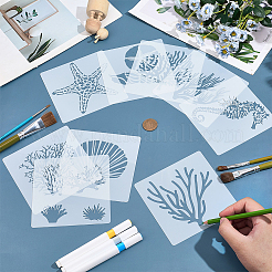 Plantillas de dibujo y pintura de rostros humanos para mascotas&nbsp;DIY-WH20097-020
