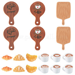 Ensemble de 36 poupée miniature sur le thème du café&nbsp;DJEW-TA0001-50