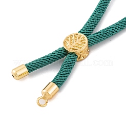 Fabrication de bracelets en cordons de nylon adaptés aux breloques de connecteur&nbsp;AJEW-P116-01G-23