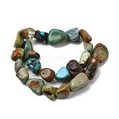 Хубэй природных бирюзовый бисер нитей G-B161-B09