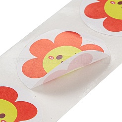 Награда цветочные бумажные наклейки STIC-P013-03B