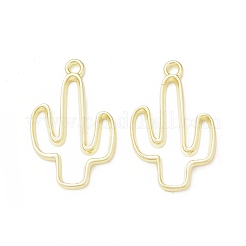 Подвески с открытой спиной кактус из сплава с покрытием в стойку FIND-G052-33LG