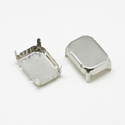 Некорневая нержавеющая сталь 201 с креплениями для пришивания зубцов STAS-T032-05-13x18mm