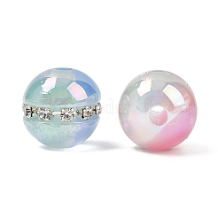 Бусины из смолы с имитацией кошачьего глаза RESI-P046-04A-M