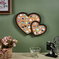 Schmuckdisplay aus Holz und Korktablett&nbsp;AJEW-WH0348-466D