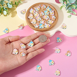 32шт 4 цвета сплава эмалевые подвески&nbsp;FIND-TA0008-76A