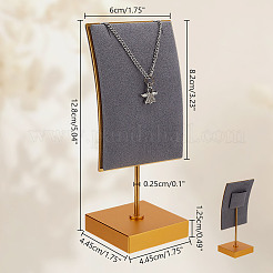 Подставки для сережек из бархата и сплава ODIS-WH0061-69A