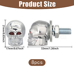 Винты из цинкового сплава AJEW-WH0816-037P