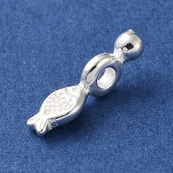 925 подвеска в виде рыбки из стерлингового серебра STER-H118-03S