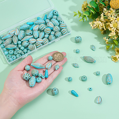 96pcs 12 styles de perles acryliques&nbsp;OACR-PH0004-65
