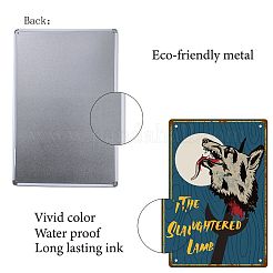 Metall-Eisen-Schild-Plakat&nbsp;AJEW-WH0157-399