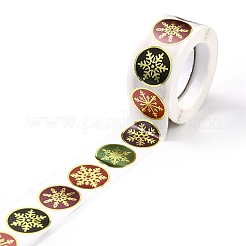 Pegatinas redondas planas con temática navideña&nbsp;X-DIY-B045-14