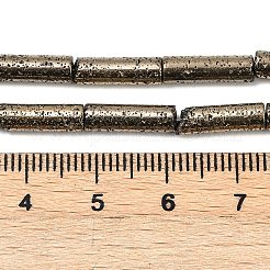 Гальванические бусины из натуральной лавы G-K388-03B-07