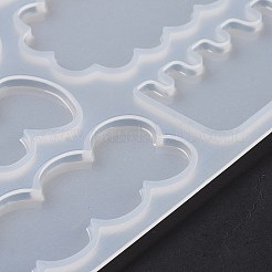Diy unregelmäßig geformte Cabochon-Silikonformen für Haarspangen&nbsp;DIY-L069-01A
