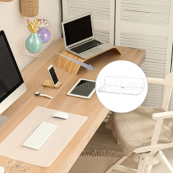 Прозрачный акриловый настенный угловой стеллаж для хранения вещей AJEW-WH0534-37D