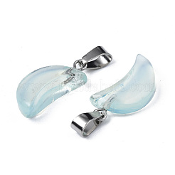 Окрашенного распылением стеклянные подвески GLAA-N035-021-A02