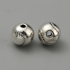 Сплавочные овальные бусины тибетского стиля &nbsp;FIND-WH0126-457B