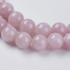 Natürliche gelbe Jade Perlen Stränge&nbsp;X-G-G598-8mm-YXS-05