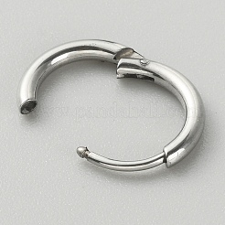 Orecchini a cerchio in acciaio chirurgico inossidabile 316l per ragazze e donne&nbsp;LS-EJEW-TAC0011-11A-P